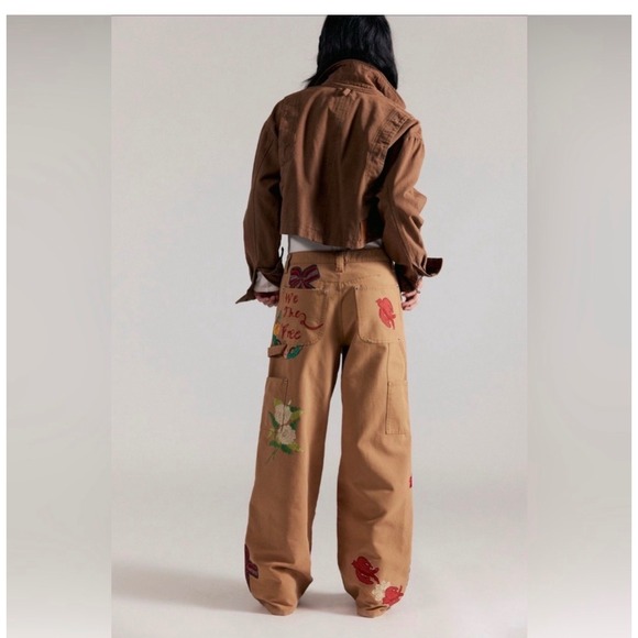 We The Free Bright Time Craft Pants Sz 10 New NWT cotton - Picture 5 of 16